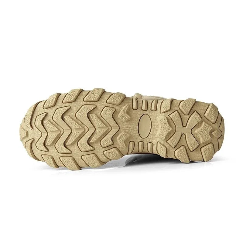 Semelle de chaussure militaire rangers beige de nouvelle génération avec crampons antidérapants